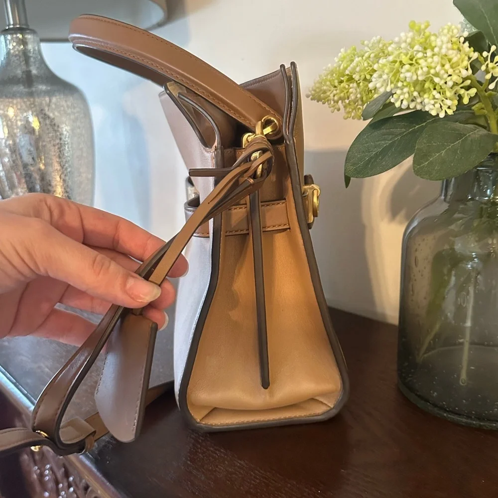 Tory Burch Lee Radziwill Tiramisu Small Satchel - Gently Used a Few Times - Picture 7 of 16